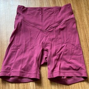 Pink lululemon shorts